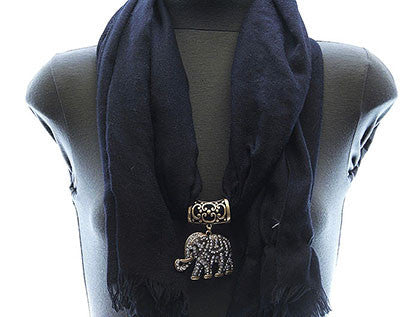 SCARF   SCARF CHARM  BUF9313ASBLK - Scarvesnthangs
 - 3