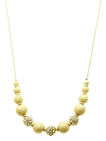 NECKLACE  BUN99006NGDCLR - Scarvesnthangs
 - 2
