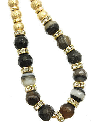 NECKLACE  BUN99012NGDBLK - Scarvesnthangs
 - 3