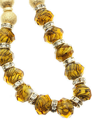 NECKLACE  BUN99019NGDBRO - Scarvesnthangs
 - 3