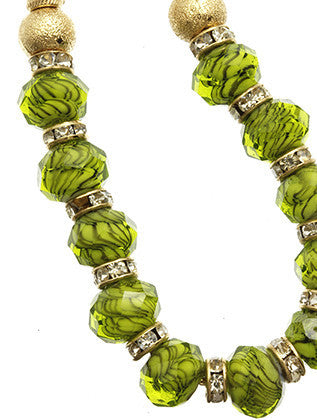 NECKLACE  BUN99019NGDGRN - Scarvesnthangs
 - 3