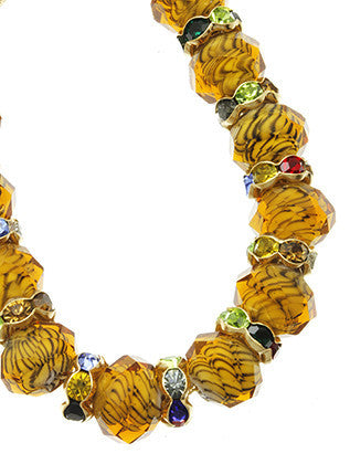 NECKLACE  BUN99020NGDBRO - Scarvesnthangs
 - 3