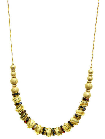 NECKLACE  BUN99020NGDNAT - Scarvesnthangs
 - 2