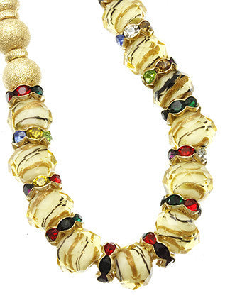 NECKLACE  BUN99020NGDNAT - Scarvesnthangs
 - 3