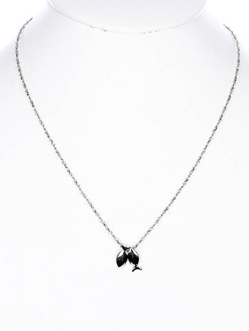 NECKLACE  BUN99298RDSIV - Scarvesnthangs
 - 2