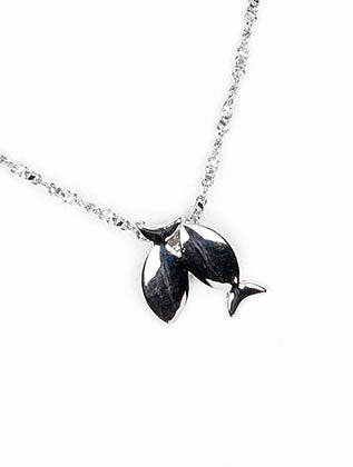 NECKLACE  BUN99298RDSIV - Scarvesnthangs
 - 3