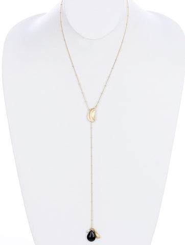 NECKLACE  BYN2026NGDBLK - Scarvesnthangs
 - 2