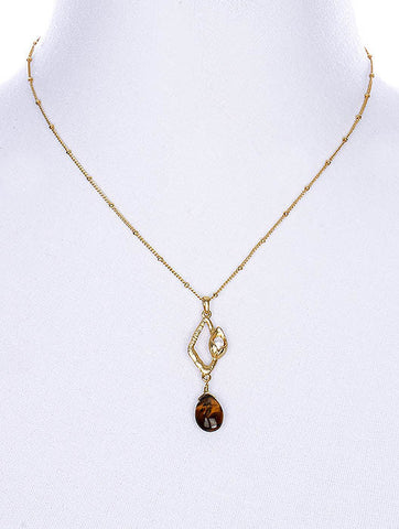 NECKLACE  BYN2052MGBRO - Scarvesnthangs
 - 2