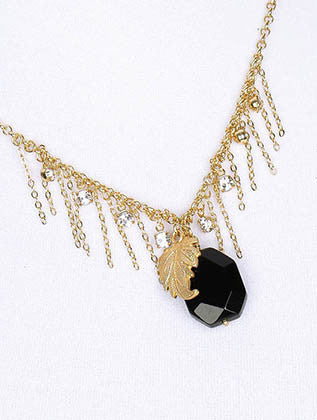 NECKLACE  BYN2186MGBLK - Scarvesnthangs
 - 3