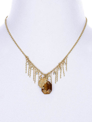 NECKLACE  BYN2186MGBRO - Scarvesnthangs
 - 2