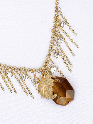 NECKLACE  BYN2186MGBRO - Scarvesnthangs
 - 3