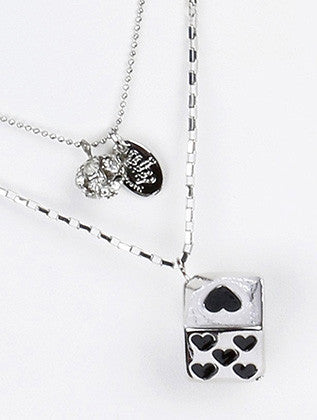 NECKLACE  BYN95196RDBLK - Scarvesnthangs
 - 3