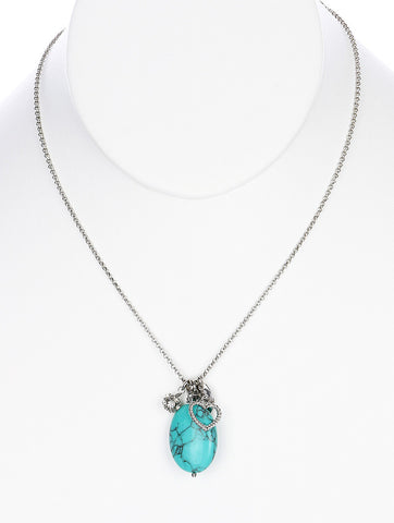 NECKLACE  BYN95216RDTUQ - Scarvesnthangs
 - 2