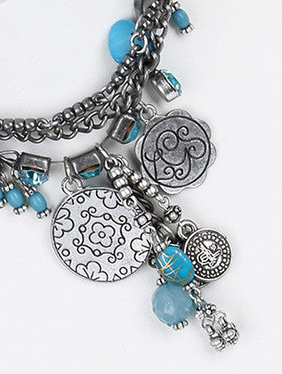 NECKLACE  BYN96015BOBLU - Scarvesnthangs
 - 3