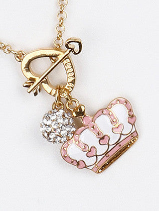 NECKLACE  BYN97005GDPNK - Scarvesnthangs
 - 3