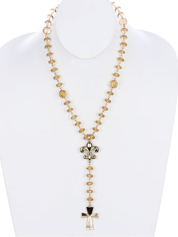 NECKLACE  BYN97086GDBRO - Scarvesnthangs
 - 2