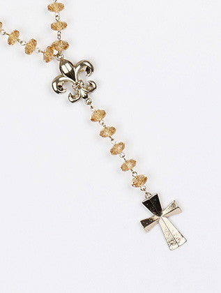 NECKLACE  BYN97086GDBRO - Scarvesnthangs
 - 3