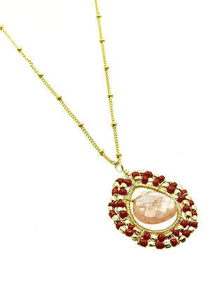 NECKLACE  BYN99082MGCOR - Scarvesnthangs
 - 3