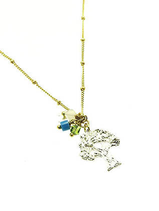 NECKLACE  BYN99180MGTUQ - Scarvesnthangs
 - 3