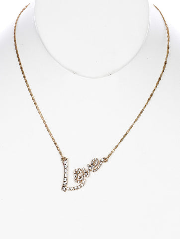 NECKLACE  CFN8226GDCLR - Scarvesnthangs
 - 2