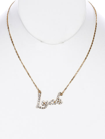 NECKLACE  CFN8230GDCLR - Scarvesnthangs
 - 2