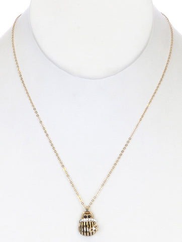 NECKLACE  CFN8290GDBLK - Scarvesnthangs
 - 2