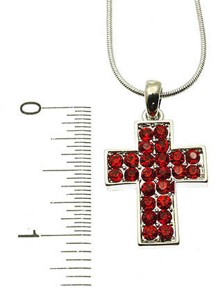 NECKLACE  CJN0571RDRED - Scarvesnthangs
 - 3