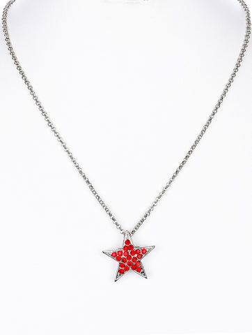 NECKLACE  CJN0573RDRED - Scarvesnthangs
 - 2