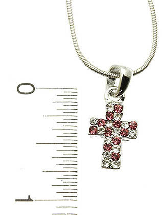 NECKLACE  CJN1309RDPNK - Scarvesnthangs
 - 3