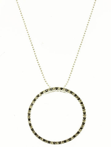 NECKLACE  CJN99007LRDBLK - Scarvesnthangs
 - 2