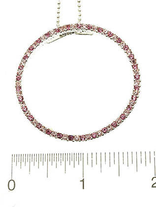 NECKLACE  CJN99007LRDPNK - Scarvesnthangs
 - 3