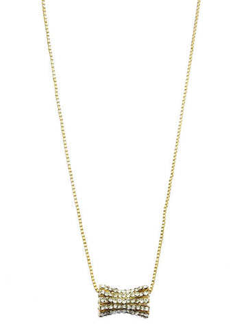 NECKLACE  CLN22998NGDCLR - Scarvesnthangs
 - 2