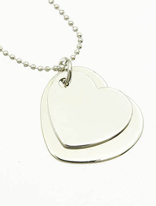 NECKLACE  CLN23014RDSIV - Scarvesnthangs
 - 3