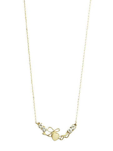 NECKLACE  CLN23015NGDCLR - Scarvesnthangs
 - 2