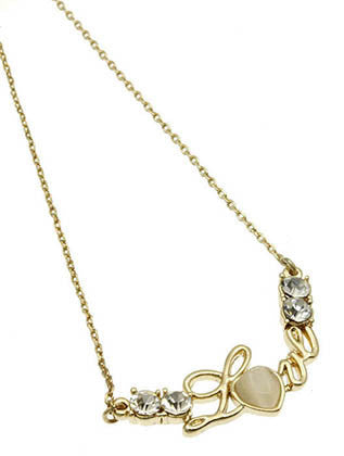 NECKLACE  CLN23015NGDCLR - Scarvesnthangs
 - 3