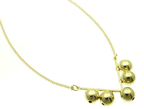 NECKLACE  CLN23246GDGOD - Scarvesnthangs
 - 2