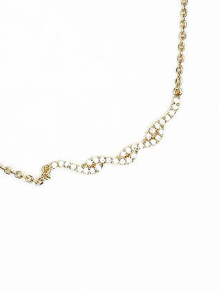 NECKLACE  CLN23297GDCLR - Scarvesnthangs
 - 3