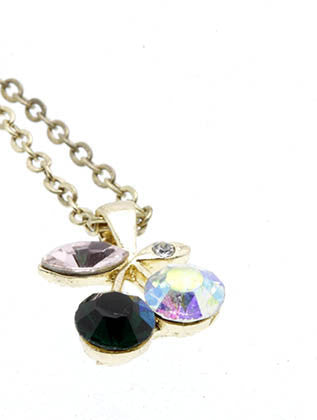 NECKLACE  CLN23299GDGRN - Scarvesnthangs
 - 3