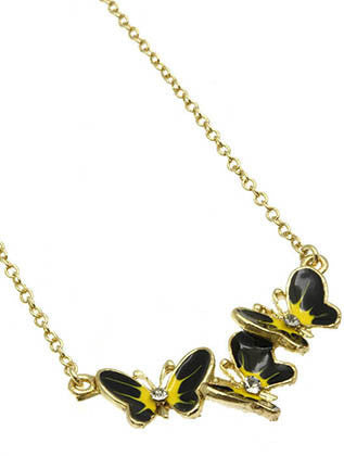 NECKLACE  CLN23302GDYEW - Scarvesnthangs
 - 3