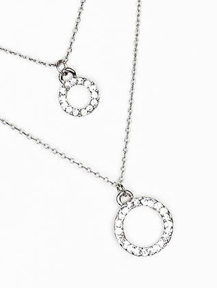 NECKLACE  CLN23343RDCLR - Scarvesnthangs
 - 3