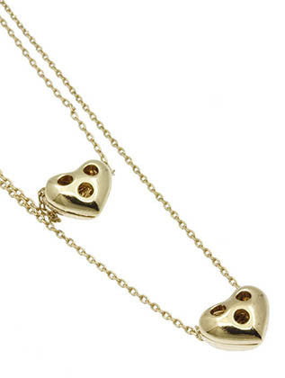 NECKLACE  CLN23349NGDGOD - Scarvesnthangs
 - 3