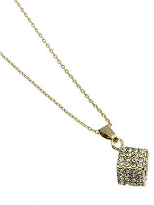 NECKLACE  CLN23357NGDCLR - Scarvesnthangs
 - 3