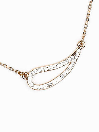 NECKLACE  CLN23358GDCLR - Scarvesnthangs
 - 3