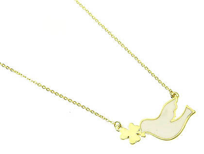 NECKLACE  CLN23371GDWHT