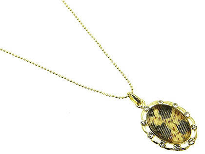 NECKLACE  CLN23382GDBRO