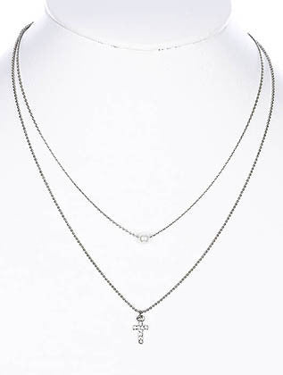 NECKLACE  CLN23385RDCLR