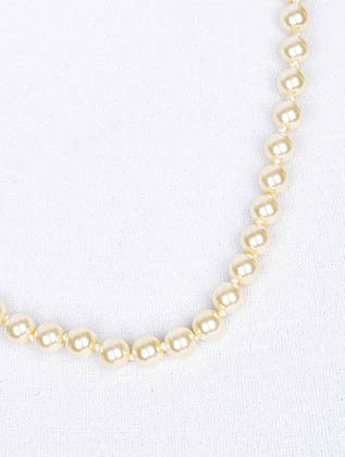 NECKLACE  CLN33119GDCRM - Scarvesnthangs
 - 3