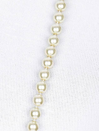 NECKLACE  CLN33142GDCRM - Scarvesnthangs
 - 3