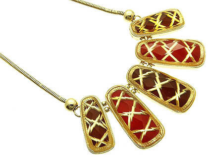 NECKLACE  CLN379784GDRED