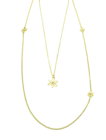 NECKLACE  CLN3902GDIVY - Scarvesnthangs
 - 2